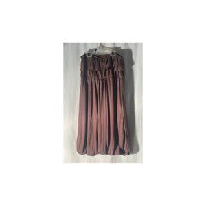 Women’s Brown Strapless Dress